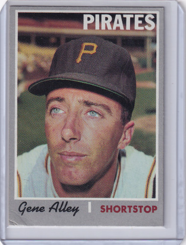 1970 Topps Baseball #566 Gene Alley - Pittsburgh Pirates