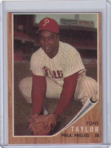 1962 Topps #77 Tony Taylor - Philadelphia Phillies