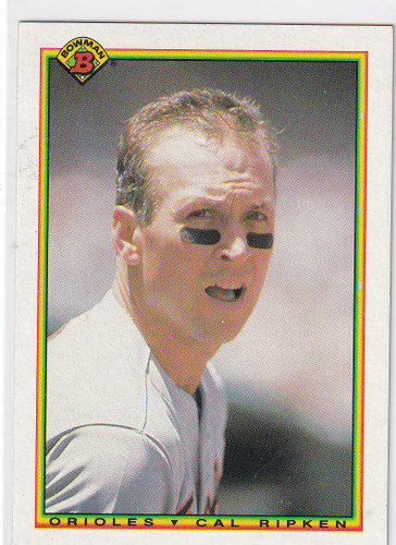 1990 TOPPS BOWMAN #255 CAL RIPKEN JR- BALTIMORE ORIOLES
