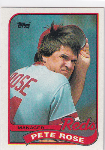 1989 TOPPS #505 PETE ROSE- CINCINNATI REDS