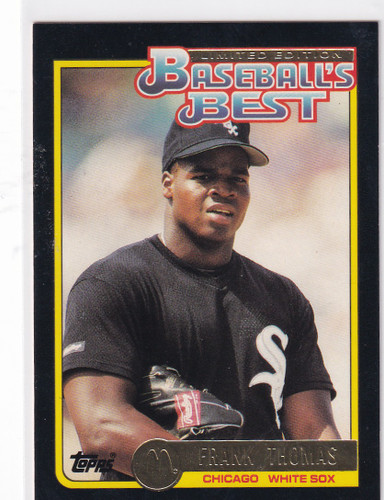 1992 TOPPS BOWMAN MCDONALDS #25 FRANK THOMAS- CHICAGO WHITE SOX