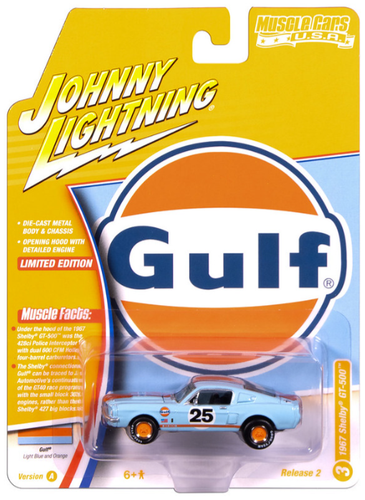 Johnny Lightning JLMC038 Muscle Car VER A 1967 Shelby GT 500 Gulf