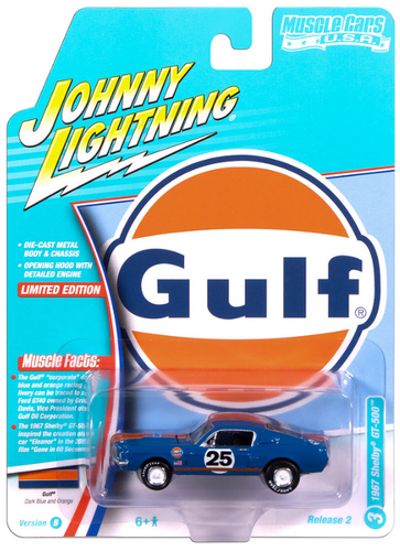Johnny Lightning JLMC038 Muscle Car VER B 1967 Shelby GT 500 Gulf