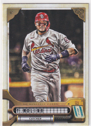 2022 TOPPS ALLEN & GINTER #14 YADIER MOLINA- ST LOUIS CARDINALS