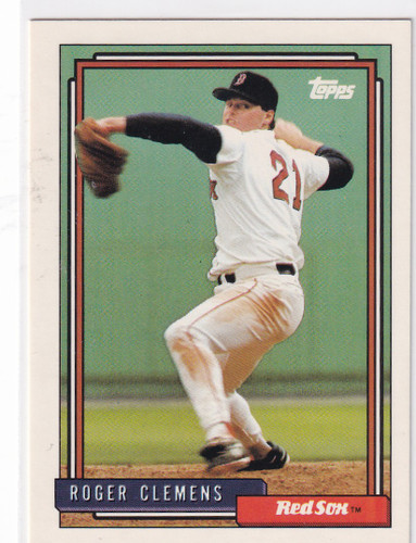 1992 TOPPS #150 ROGER CLEMENS- BOSTON RED SOX