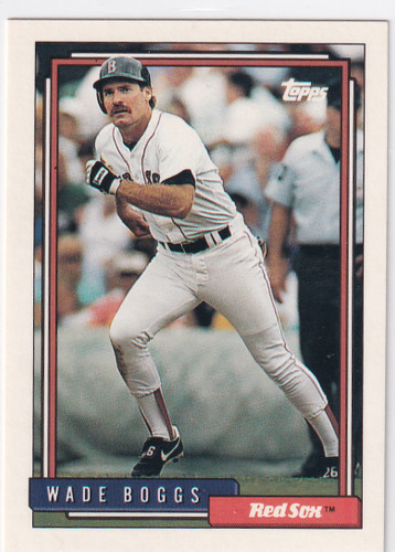1992 TOPPS #10 WADE BOGGS- BOSTON RED SOX