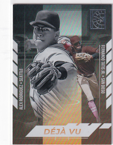 2022 CAPSTONE #DV-3 FERNANDO TATIS JR & ALEX RODRIGUEZ DÉJÀ VU- SAN DIEGO PADRES