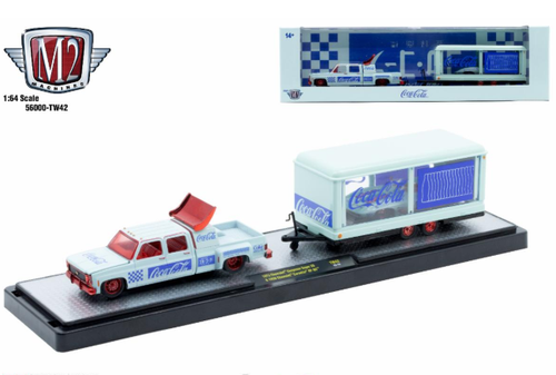 M2 Machines Auto Hauler TW42 1973 Chevrolet Cheyenne 59 Chevy Corvette CHASE