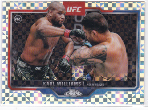 2025 Topps Chrome UFC # 30 Karl Williams X-Fractor RC
