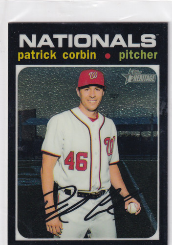 2020 TOPPS #THC-230 PATRICK CORBIN /999- WASHINGTON NATIONALS