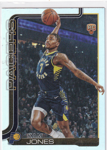 2025 TOPPS #239 KAM JONES REFRACTOR- INDIANA PACERS
