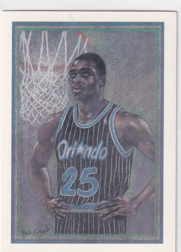 1990 HOOPS #373 NICK ANDERSON- ORLANDO MAGIC
