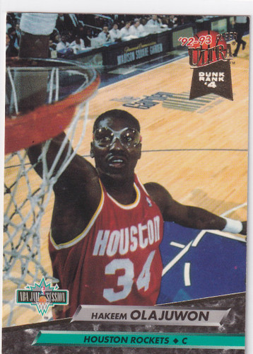 1993 FLEER #204 HAKEEM OLAJUWON JAM SESSION- HOUSTON ROCKETS