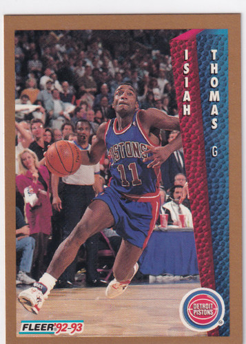 1992 FLEER #69 ISIAH THOMAS- DETROIT PISTONS
