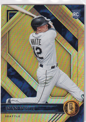 2021 CHRONICALS GOLD STANDARD #5 EVAN WHITE- SEATTLE MARINERS