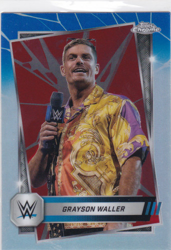 2025 Topps Chrome WWE #13 Grayson Waller Smack Down