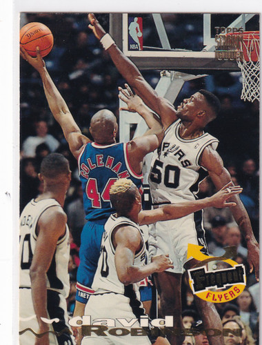 1994 TOPPS #356 DAVID ROBINSON FREQUENT FLYERS- SAN ANTONIO SPURS