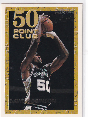 1993 TOPPS #52 DAVID ROBINSON 50 POINT CLUB- SAN ANTONIO SPURS