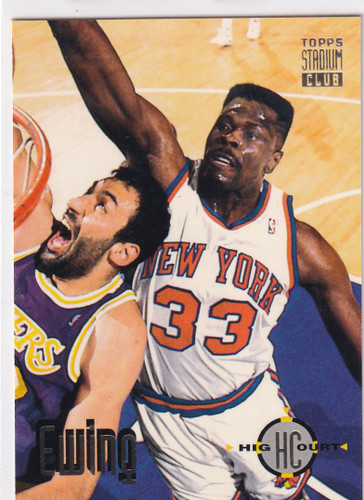1993 TOPPS #68 PATRICK EWING HIGH COURT- NEW YORK KNICKS