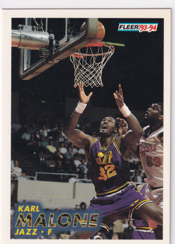 1993 FLEER #211 KARL MALONE- UTAH JAZZ
