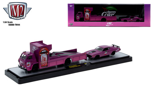 M2 Machines Auto Hauler TW44 1966 Dodge L600 COE 71 Dodge Charger