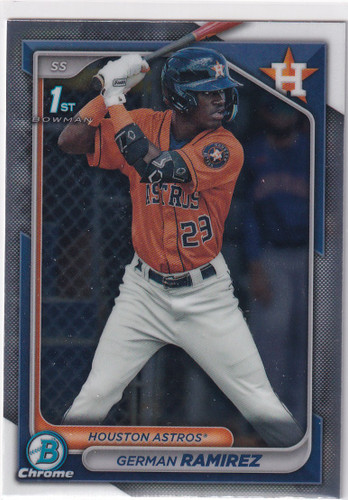 2024 BOWMAN CHROME #BCP-93 GERMAN RAMIREZ- HOUSTON ASTROS