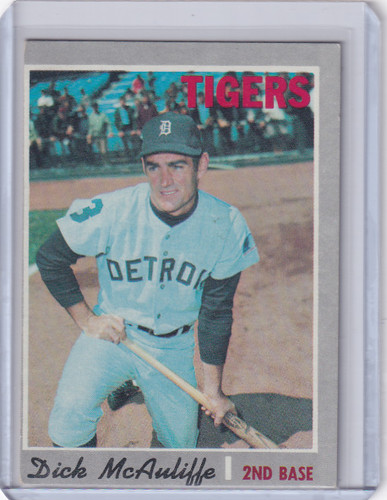 1970 Topps Baseball #475 Dick McAuliffe - Detroit Tigers
