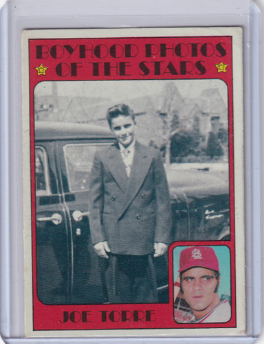 1972 Topps Baseball #341 Joe Torre BP - St. Louis Cardinals