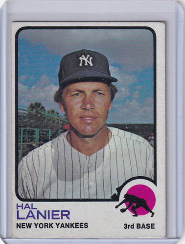 1973 Topps Baseball #479 Hal Lanier - New York Yankees