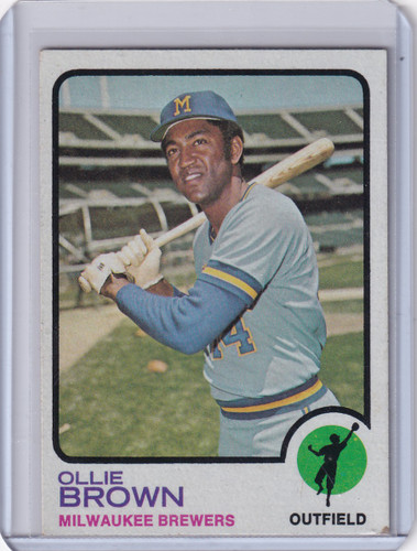 1973 Topps Baseball #526 Ollie Brown - Milwaukee Brewers