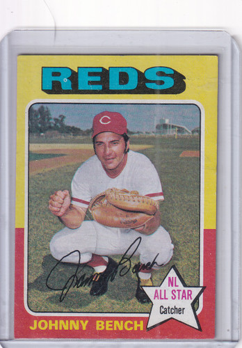 1975 Topps Baseball #260 Johnny Bench - Cincinnati Reds