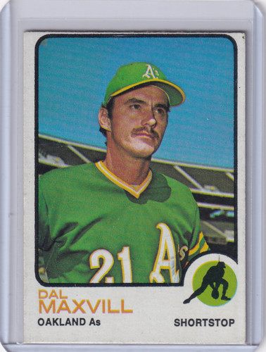 1973 Topps Baseball #483 Dal Maxvill - Oakland Athletics