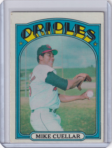 1972 Topps Baseball #70 Mike Cuellar - Baltimore Orioles