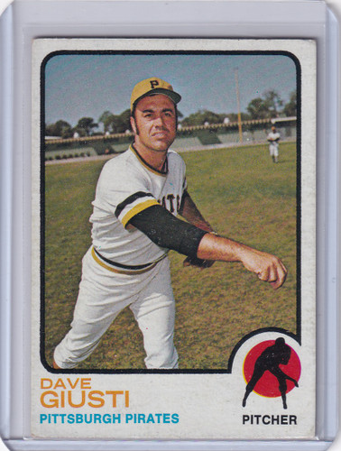 1973 Topps Baseball #465 Dave Giusti - Pittsburgh Pirates