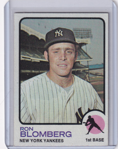 1973 Topps Baseball #462 Ron Blomberg - New York Yankees