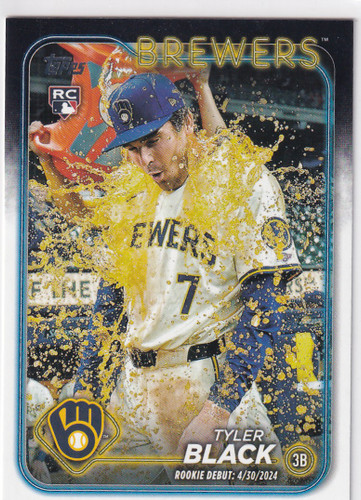 2024 TOPPS UPDATE #US150 TYLER BLACK- MILWAUKEE BREWERS