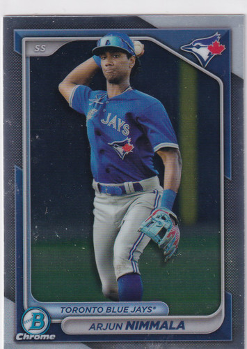 2024 BOWMAN CHROME #BCP-199 ARJUN NIMMALA- TORONTO BLUE JAYS