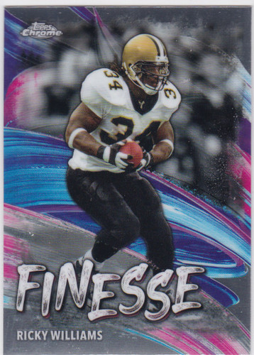 2024 Topps Chrome Finesse #F-15 Ricky Wiliams New Orleans Saints