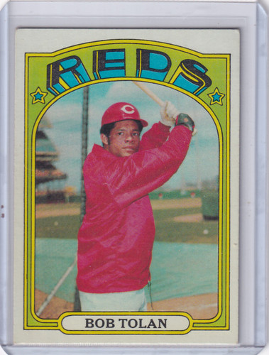 1972 Topps Baseball #3 Bob Tolan - Cincinnati Reds