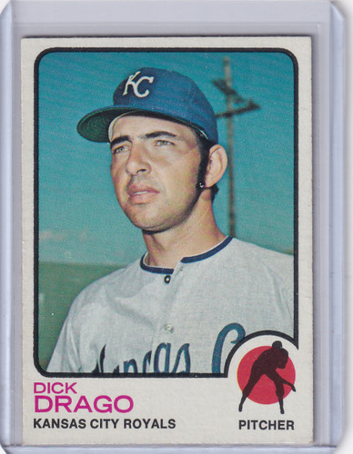 1973 Topps Baseball #392 Dick Drago - Kansas City Royals