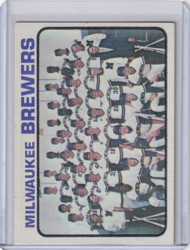 1973 Topps Baseball #127 Milwaukee Brewers Team - Milwaukee Brewers