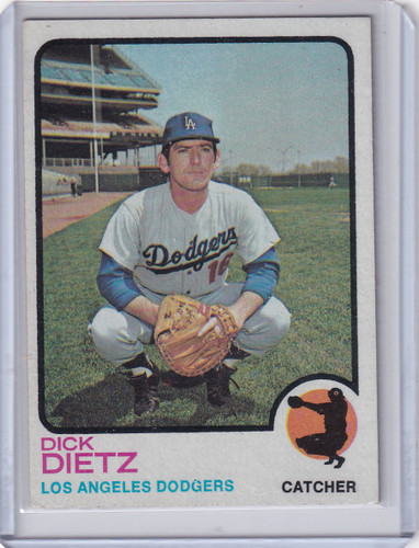 1973 Topps Baseball #442 Dick Dietz - Los Angeles Dodgers