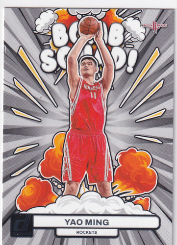 2023-24 DONRUSS #18 YAO MING BOMB SQUAD- HOUSTON ROCKETS