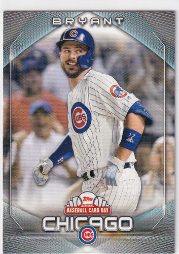 2020 TOPPS BASEBALL DAY #6 KRIS BRYANT- CHICAGO CUBS