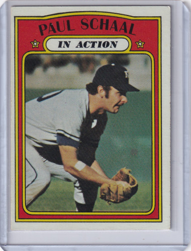 1972 Topps Baseball #178 Paul Schaal IA - Kansas City Royals