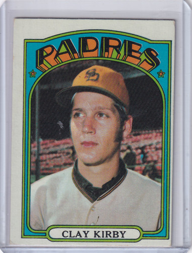 1972 Topps Baseball #173 Clay Kirby - San Diego Padres