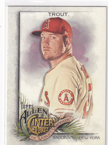 2022 ALLEN & GINTER MIKE TROUT #35- ANGELS