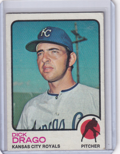 1973 Topps Baseball #392 Dick Drago - Kansas City Royals