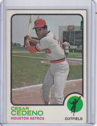 1973 Topps Baseball #290 Cesar Cedeno - Houston Astros