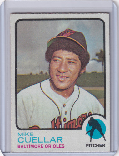 1973 Topps Baseball #470 Mike Cuellar - Baltimore Orioles
